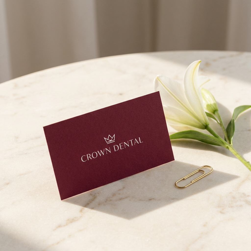 Crown Dental printed collateral